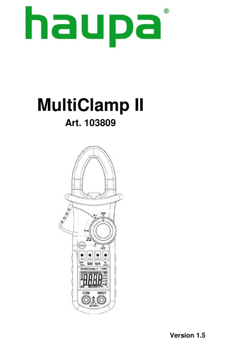 haupa MultiClamp II operating instructions haupa MultiClamp II operating instructions