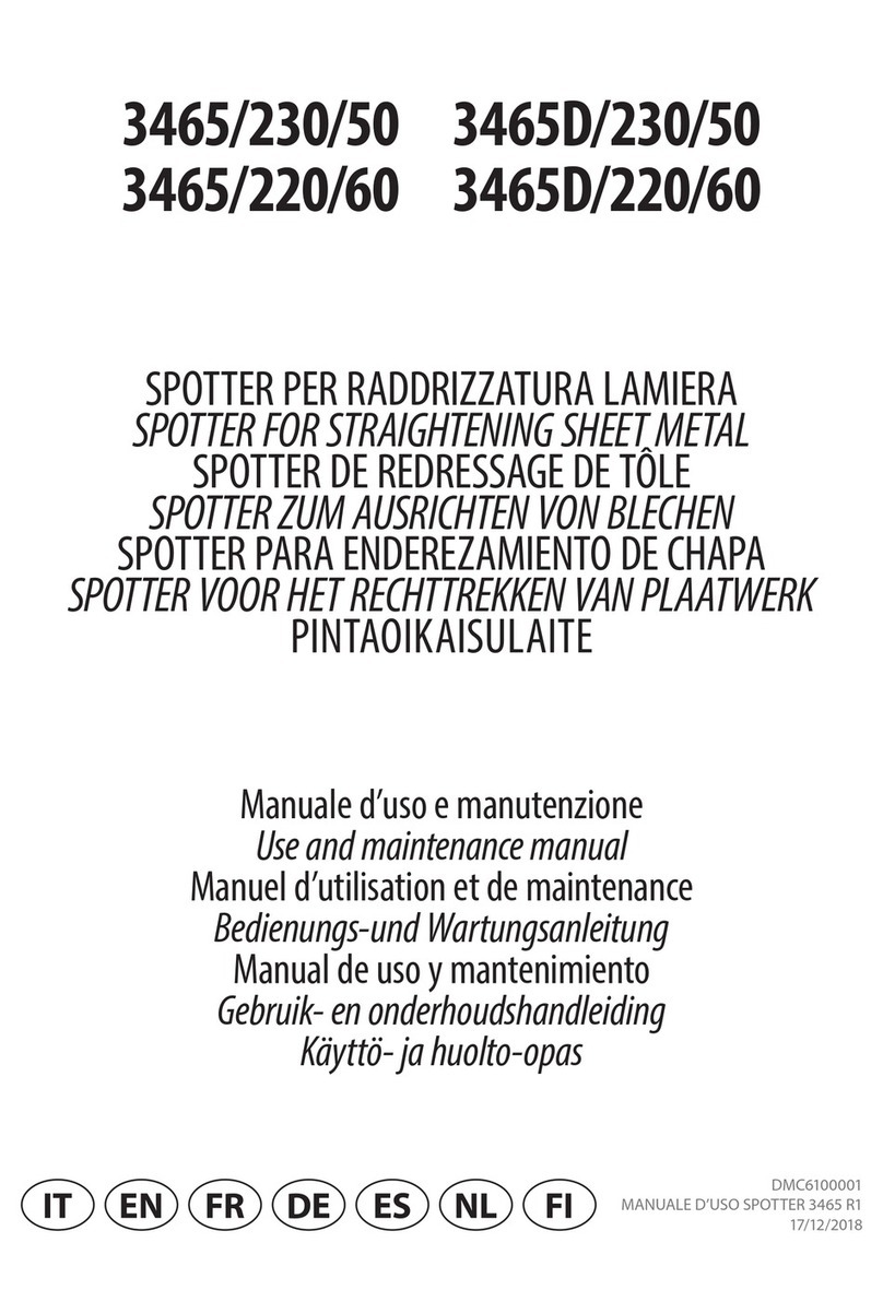 Elettro C.F. 3465 Use and maintenance manual