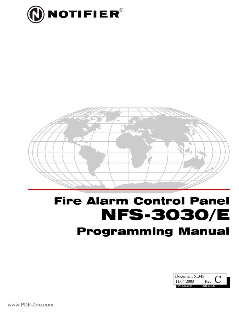 Notifier NFS-3030/E Owner's manual Notifier NFS-3030/E Owner's manual