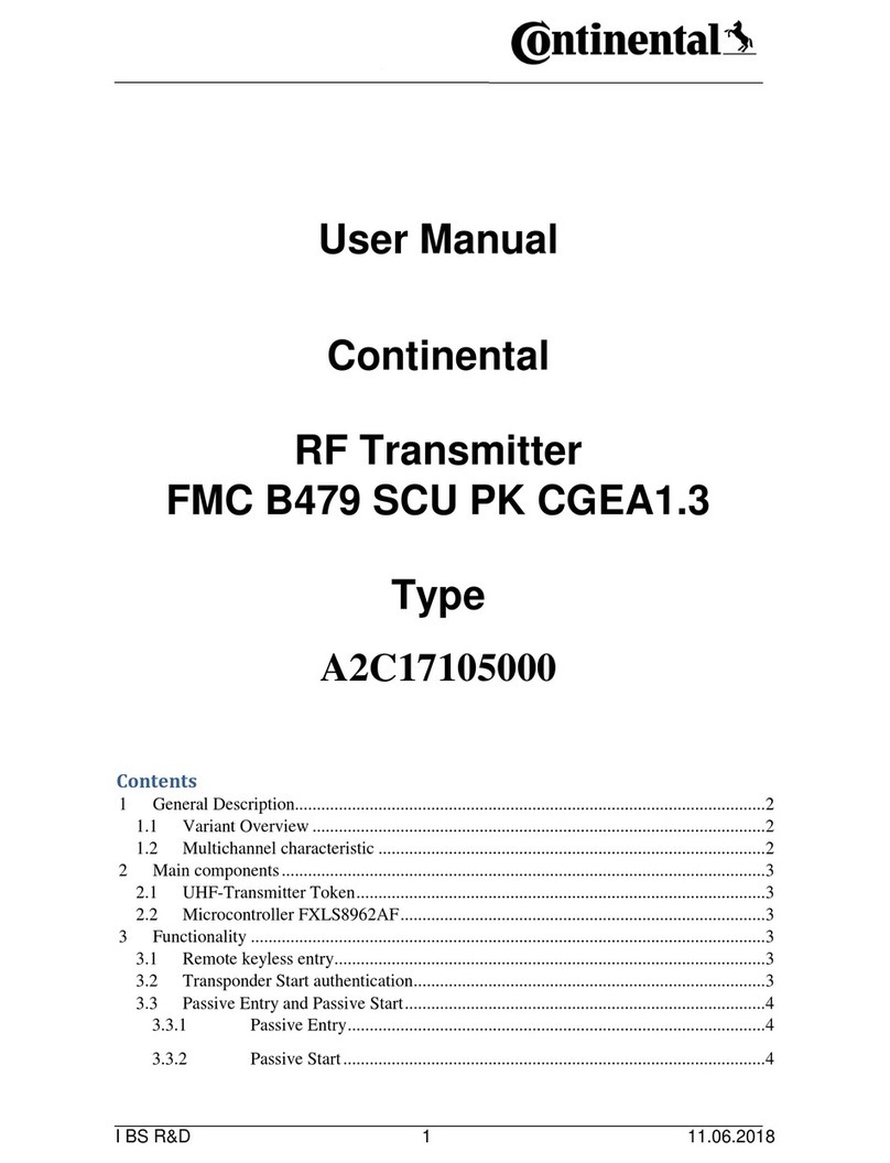 Continental Refrigerator A2C17105000 user manual