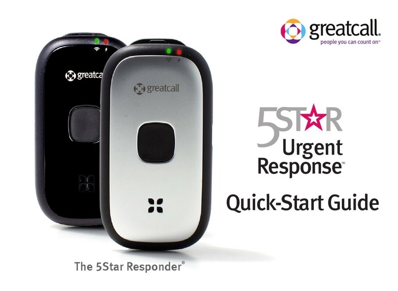 GreatCall 5STAR Urgent Response quick start guide
