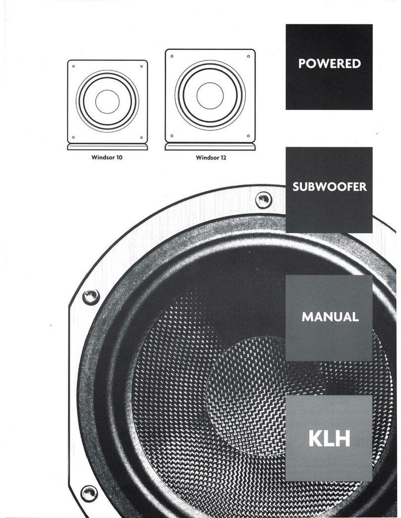 KLH Windsor10 manual