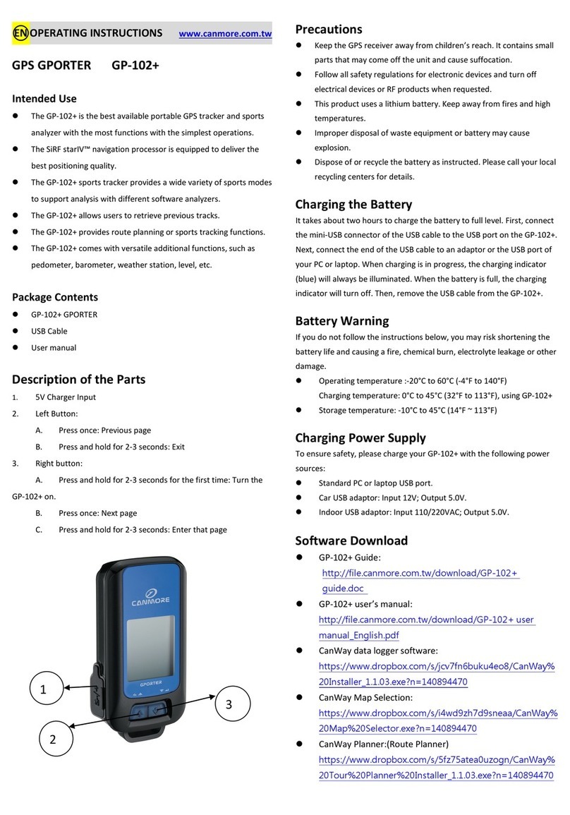 CanMore GPORTER GP-102+ User manual