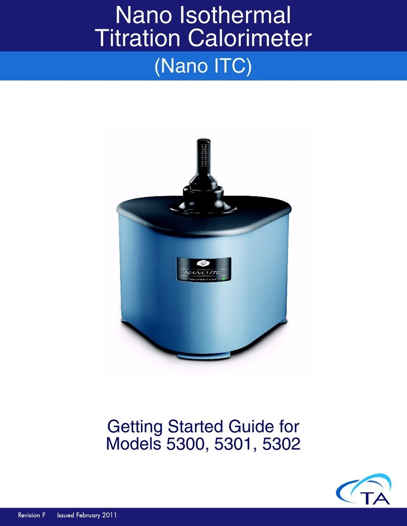 TA Instruments Nano ITC Series Getting started guide