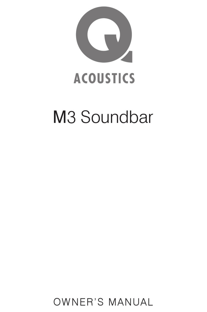 Q Acoustics Media 3 User manual