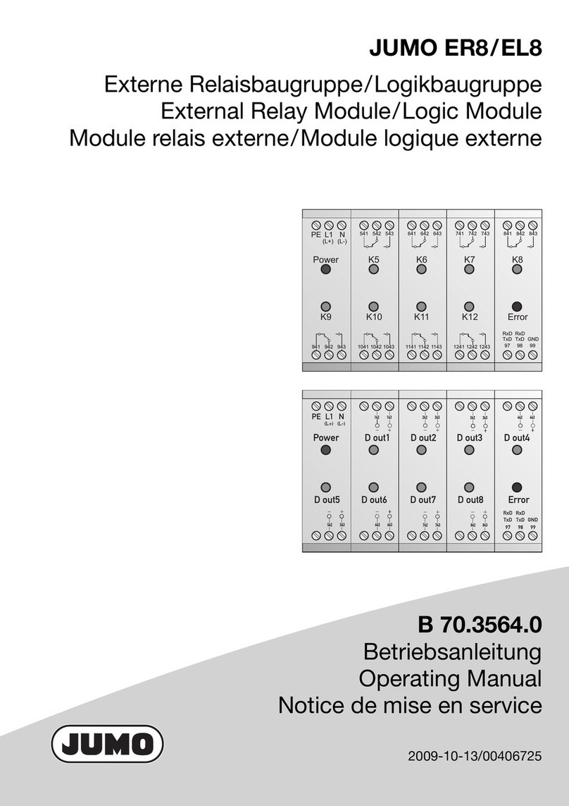 JUMO ER8 operating manual