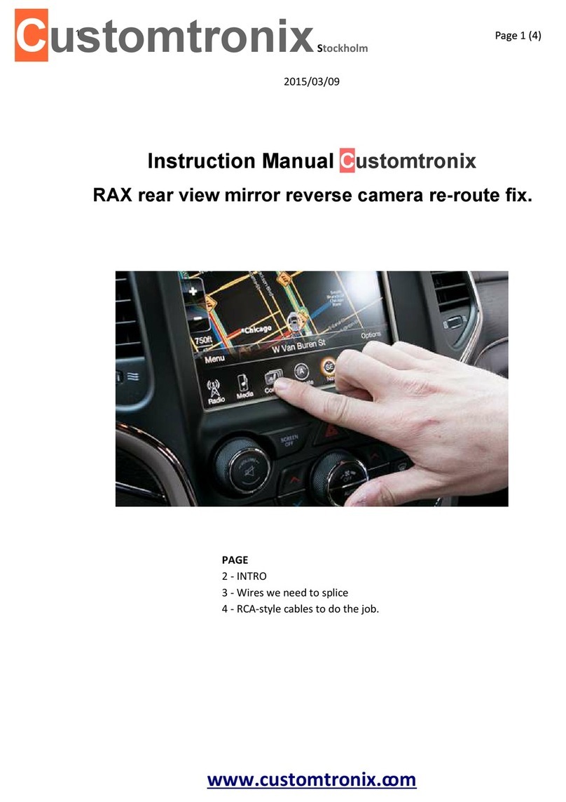 Customtronix RAX instruction manual