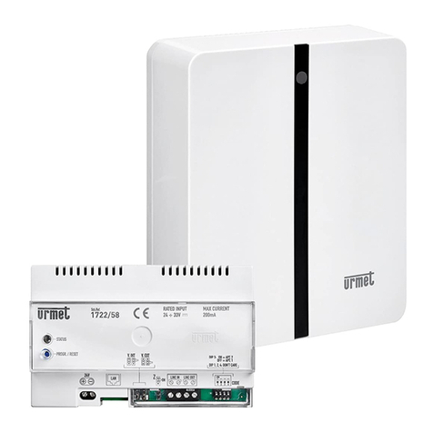 urmet domus 1722 COMPLETE USER AND INSTALLER MANUAL