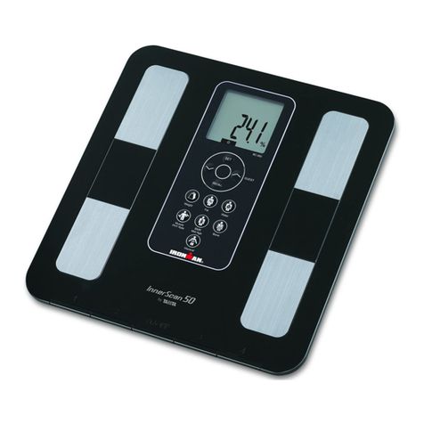 Tanita Ironman InnerScan 50 instruction manual