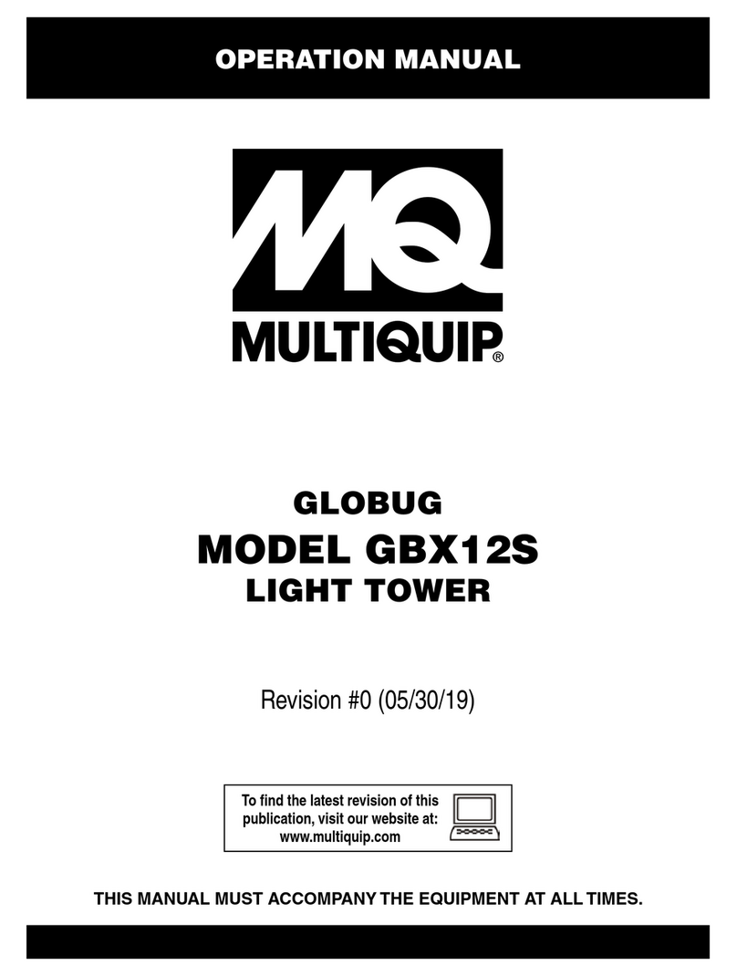 MQ Multiquip GLOBUG GBX12S Operation manual