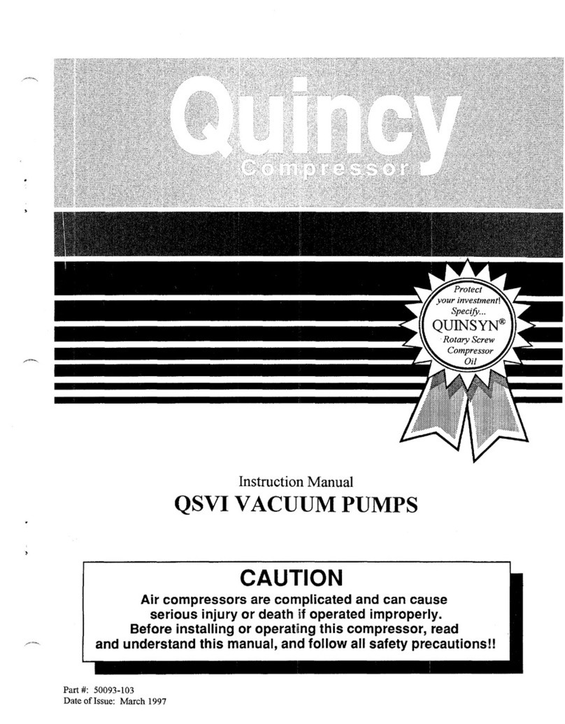 Quincy Compressor QSVI Series User manual