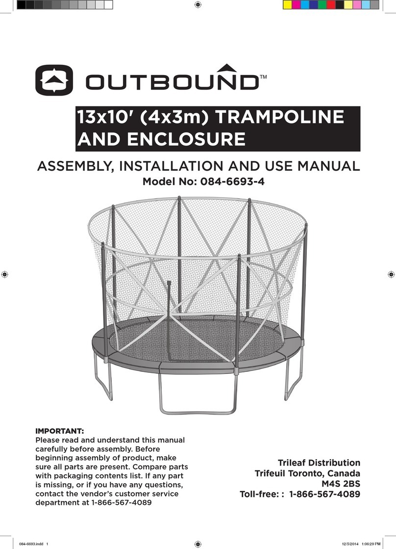 Outbound 084-6693-4 ASSEMBLY, INSTALLATION AND USE MANUAL