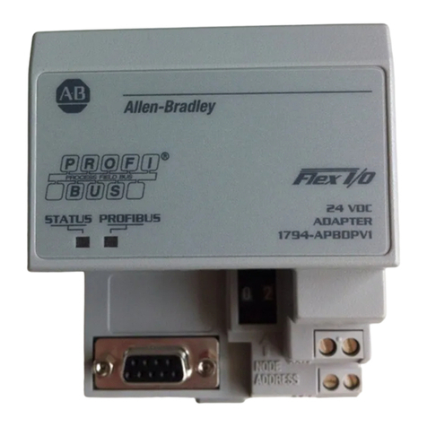 Allen-Bradley FLEX I/O PROFIBUS 1794-APBDPV1 installation instructions Allen-Bradley FLEX I/O PROFIBUS 1794-APBDPV1 installation instructions