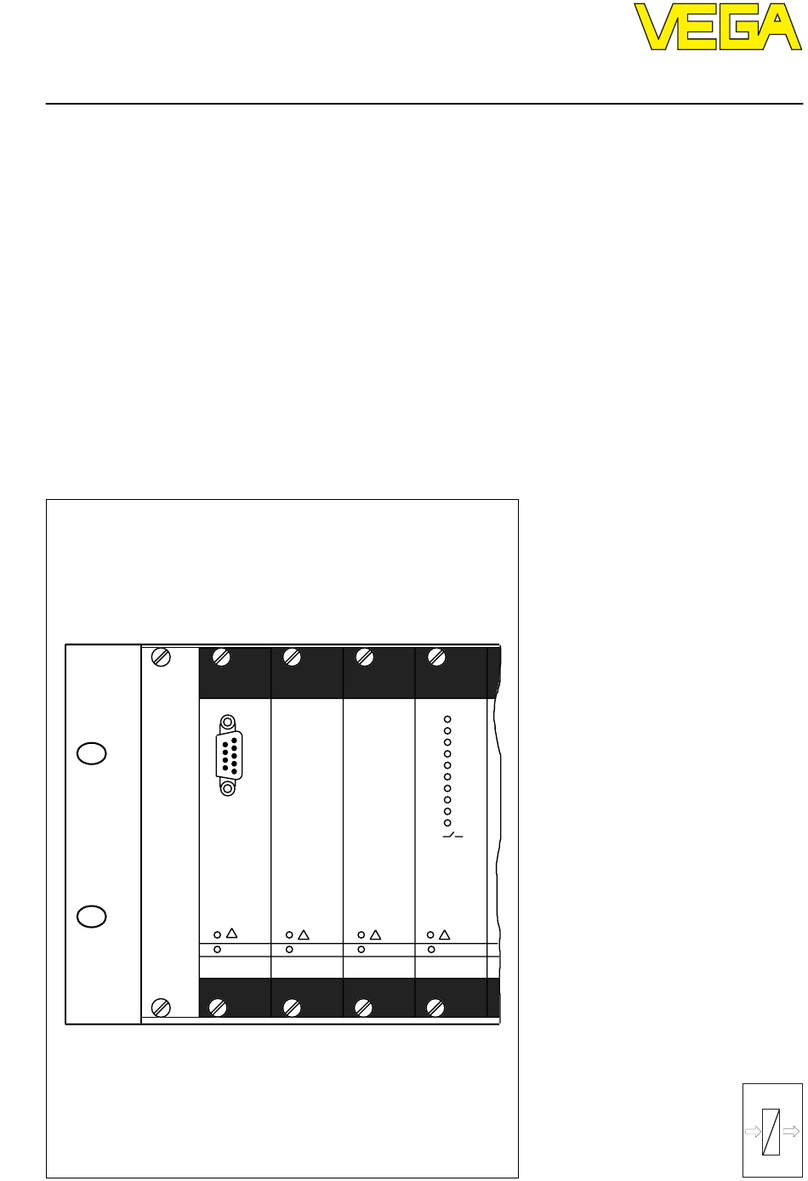 Vega VEGALOG 571 User manual