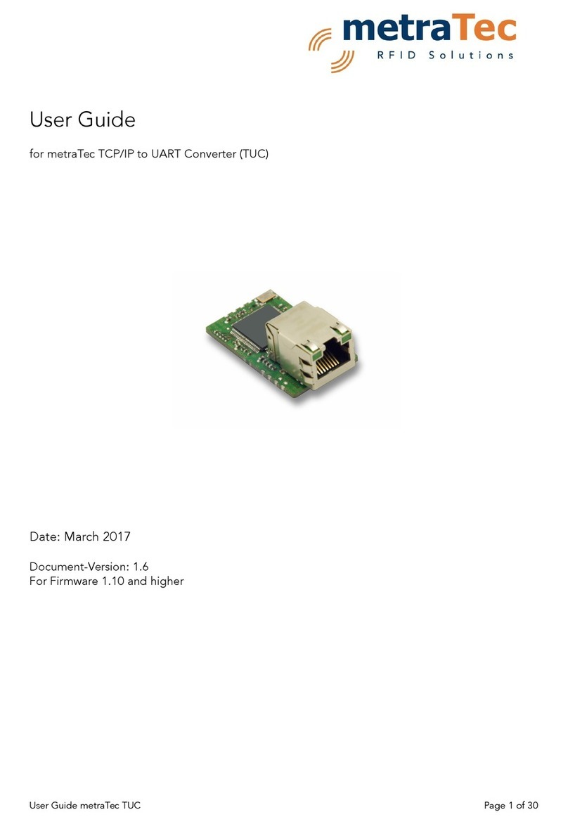 metraTec TUC user guide