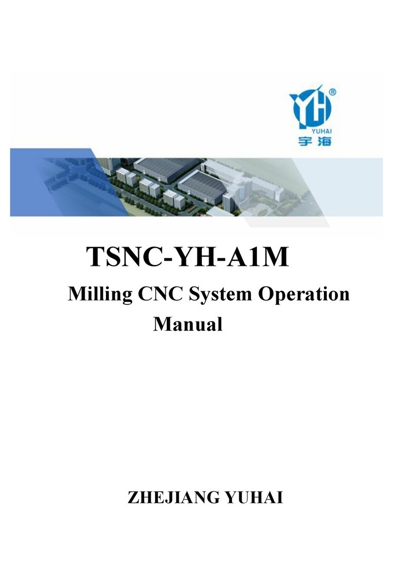 ZHEJIANG YUHAI TSNC-YH-A1M Operation manual