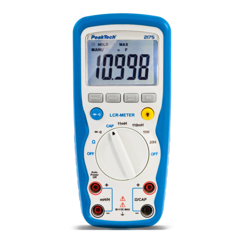 PeakTech 2175 User manual