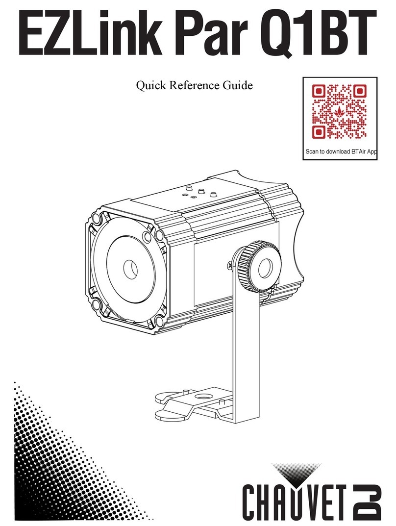 Chauvet DJ EZLink Par Q1BT Quick reference guide