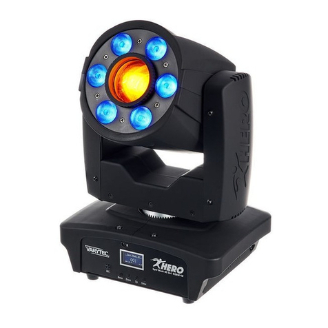 Varytec Hero Spot Wash 80 user manual Varytec Hero Spot Wash 80 user manual