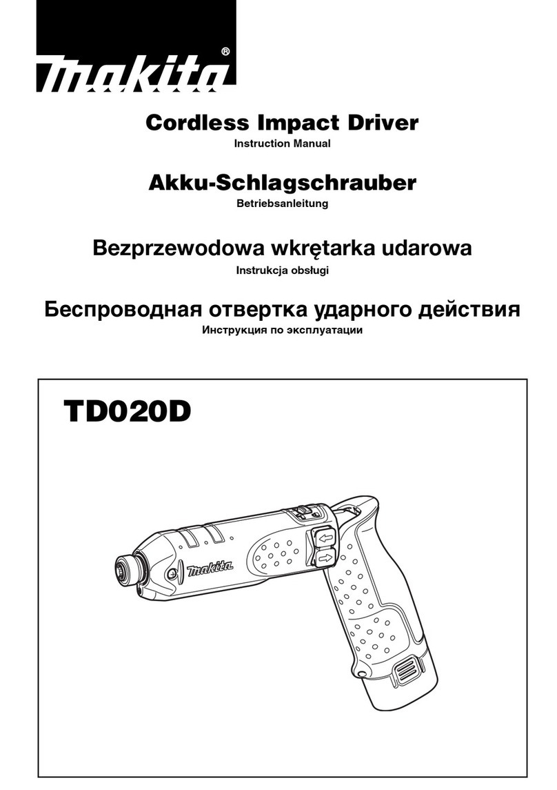 Makita TD020D User manual