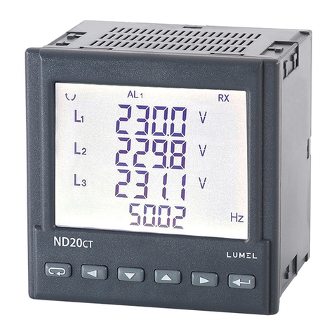 Lumel ND20CT User manual