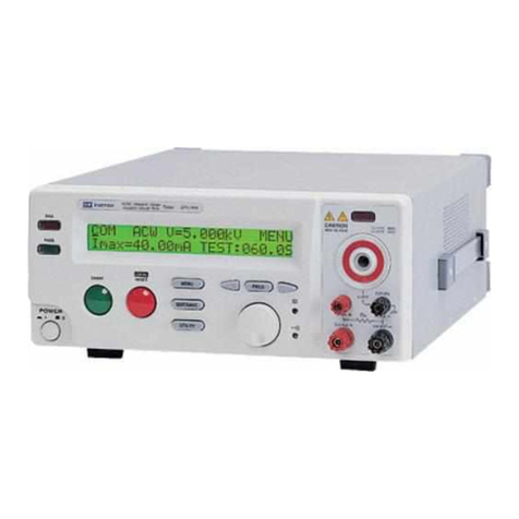 GW Instek GPT-700A Series User manual GW Instek GPT-700A Series User manual