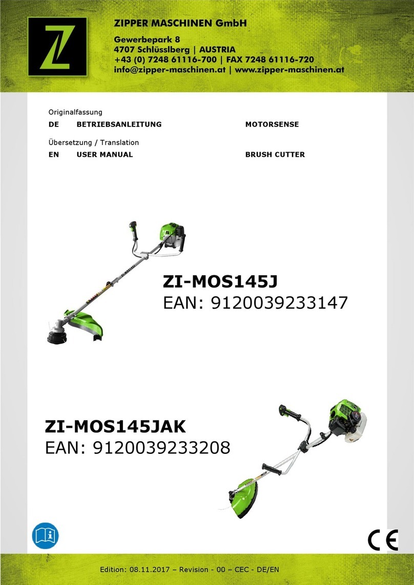 Z.I.P.P.ER MASCHINEN ZI-MOS145J user manual