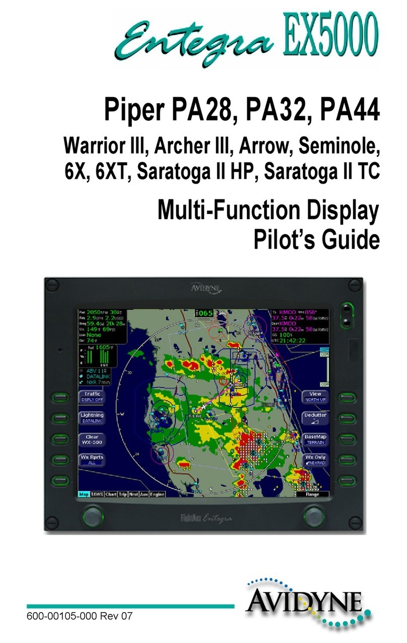 Avidyne Entegra EX5000 Manual