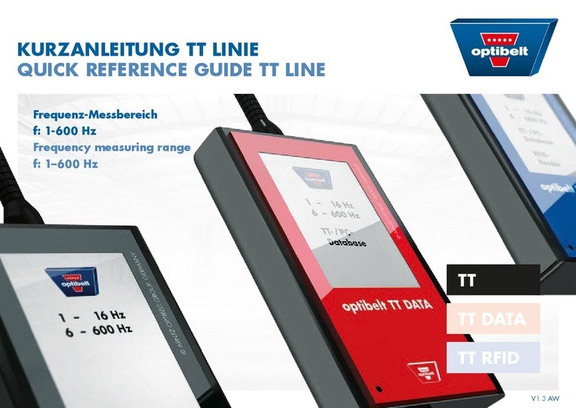 Optibelt TT Series User manual