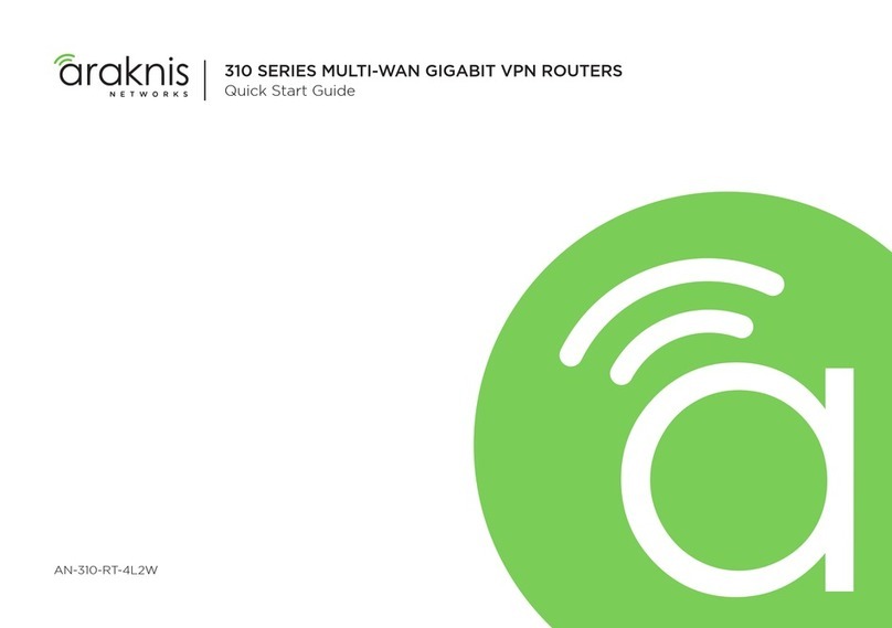 Araknis Networks 310 Series quick start guide