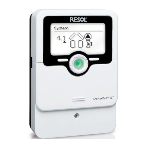 Resol DeltaSol SLT Manual for the specialised craftsman