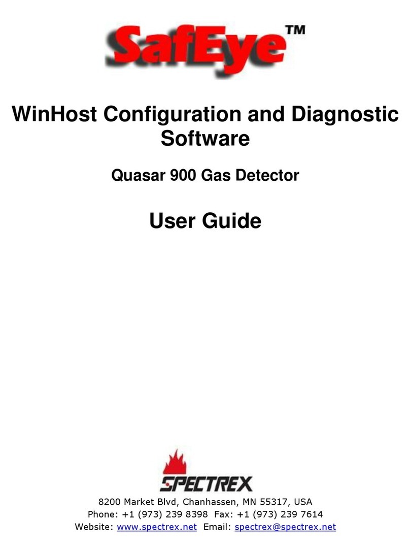 Spectrex SafEye Quasar 900 User manual