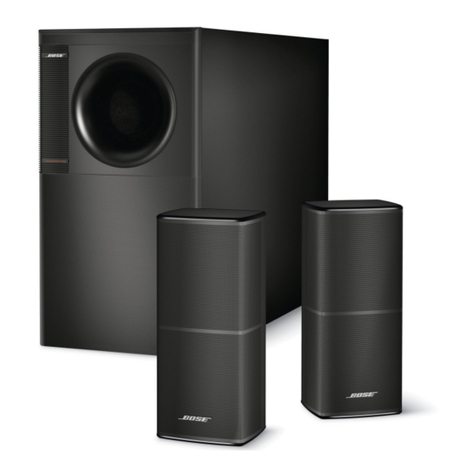 Bose Acoustimass 5 series V owner's guide
