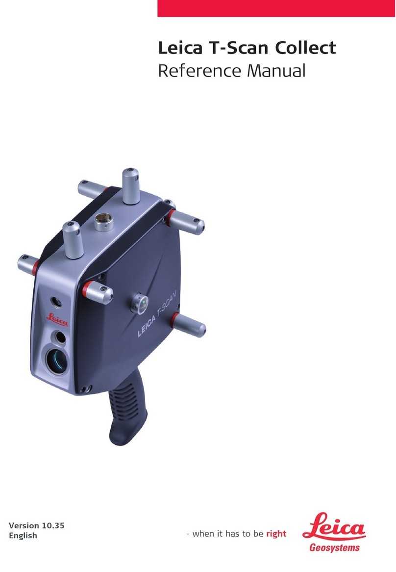 Leica Geosystems T-Scan Reference manual