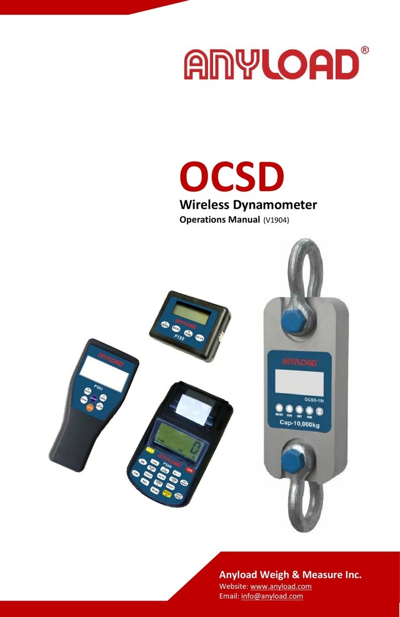 Anyload OCSD Series User manual
