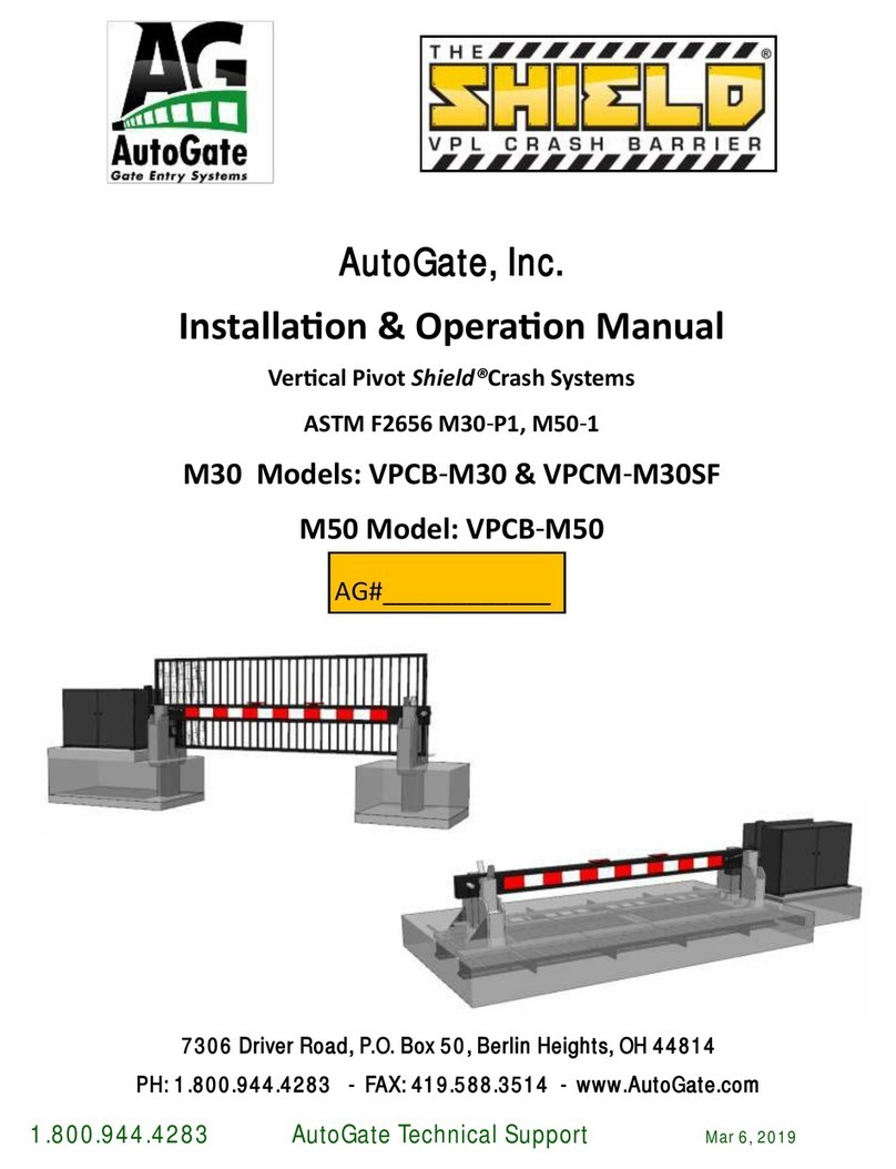 AutoGate Shield M50 Series User manual