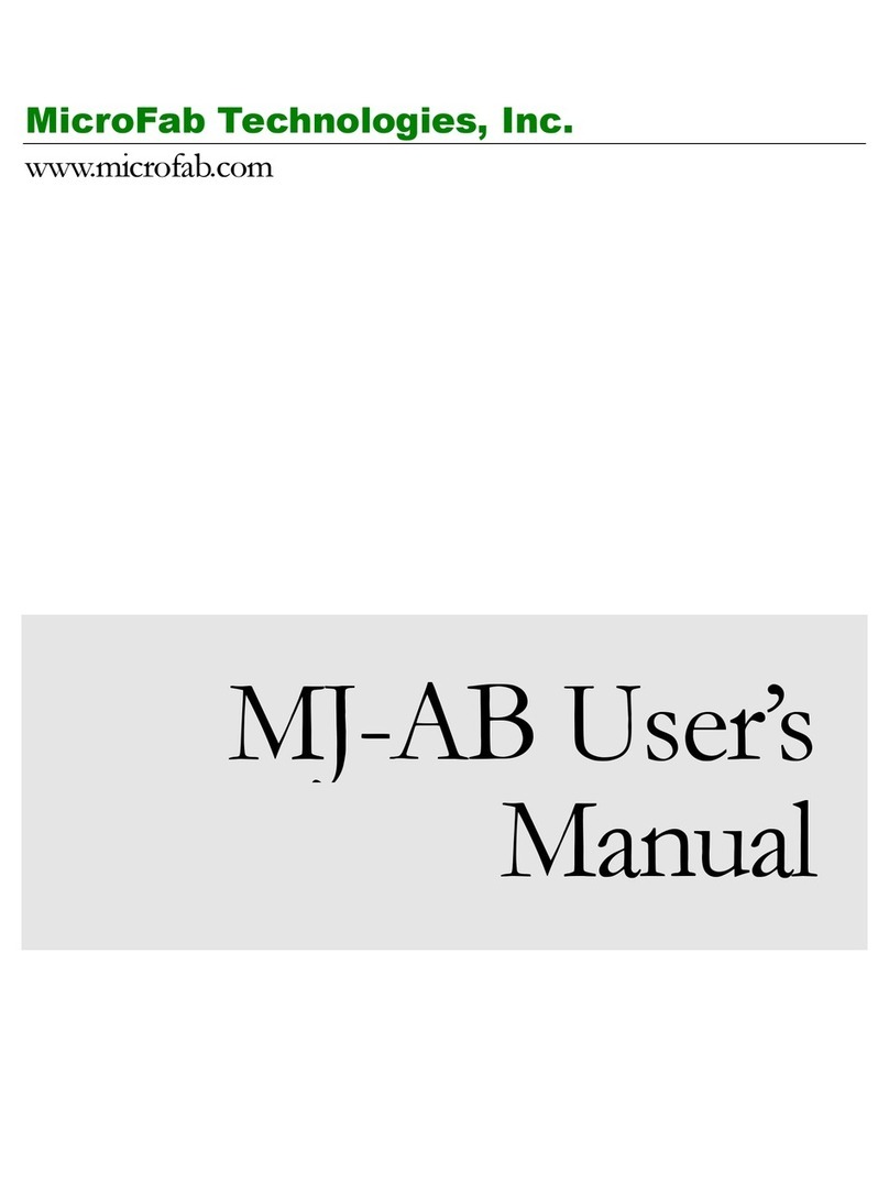 MicroFab Technologies MJ-AB-01 User manual