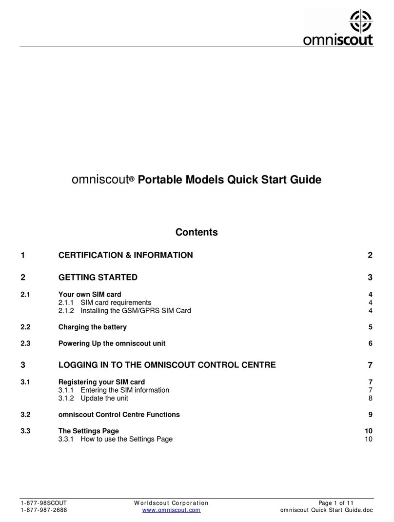 Omniscout LT200 quick start guide