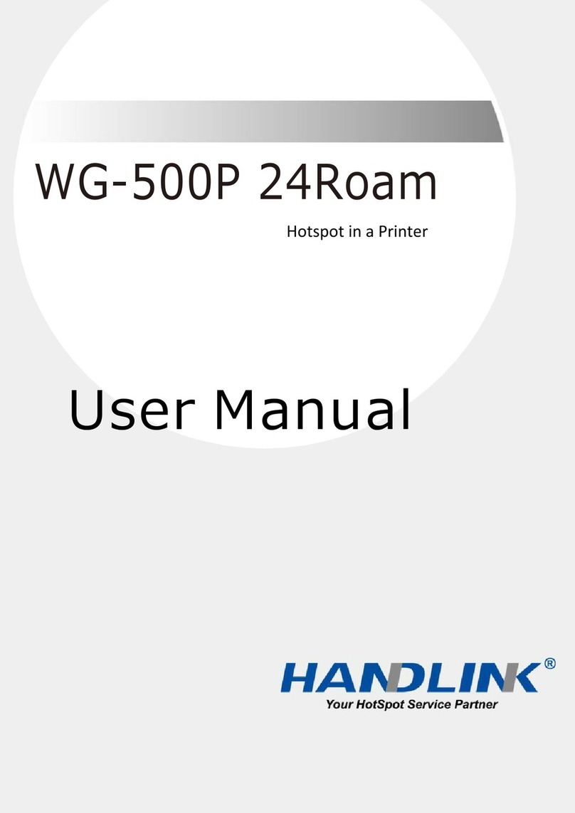 Handlink WG-500P 24Roam User manual