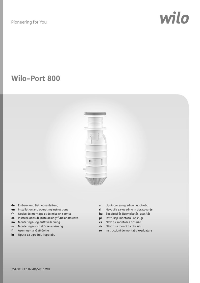 Wilo Wilo-Port 800 User manual