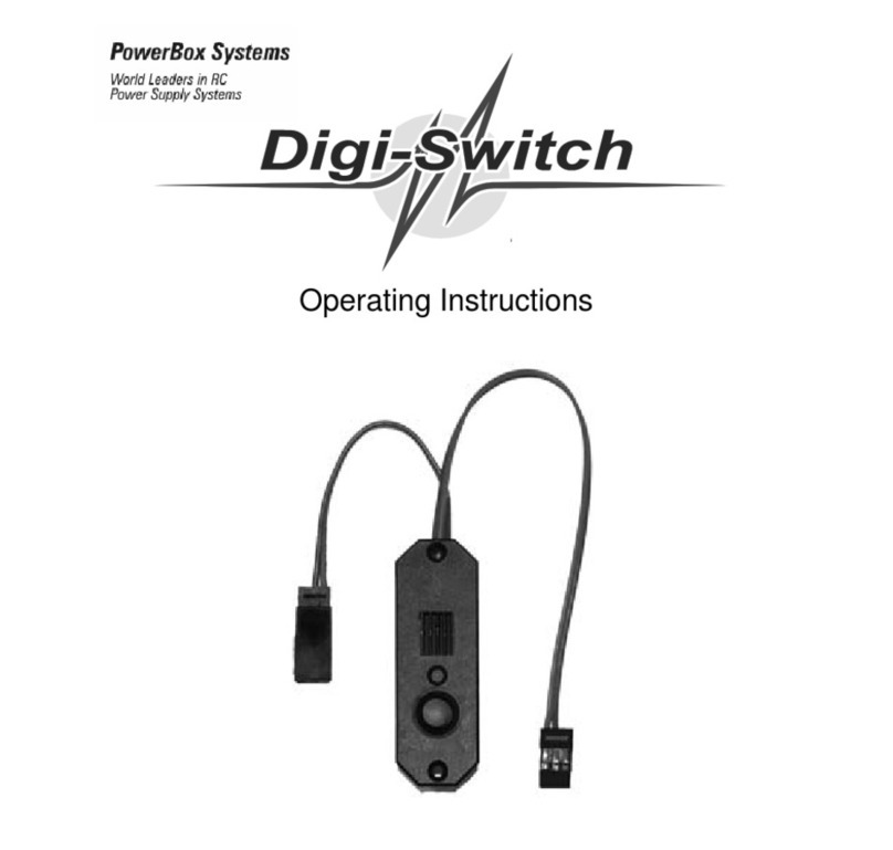 PowerBox Systems Digi-Switch operating instructions