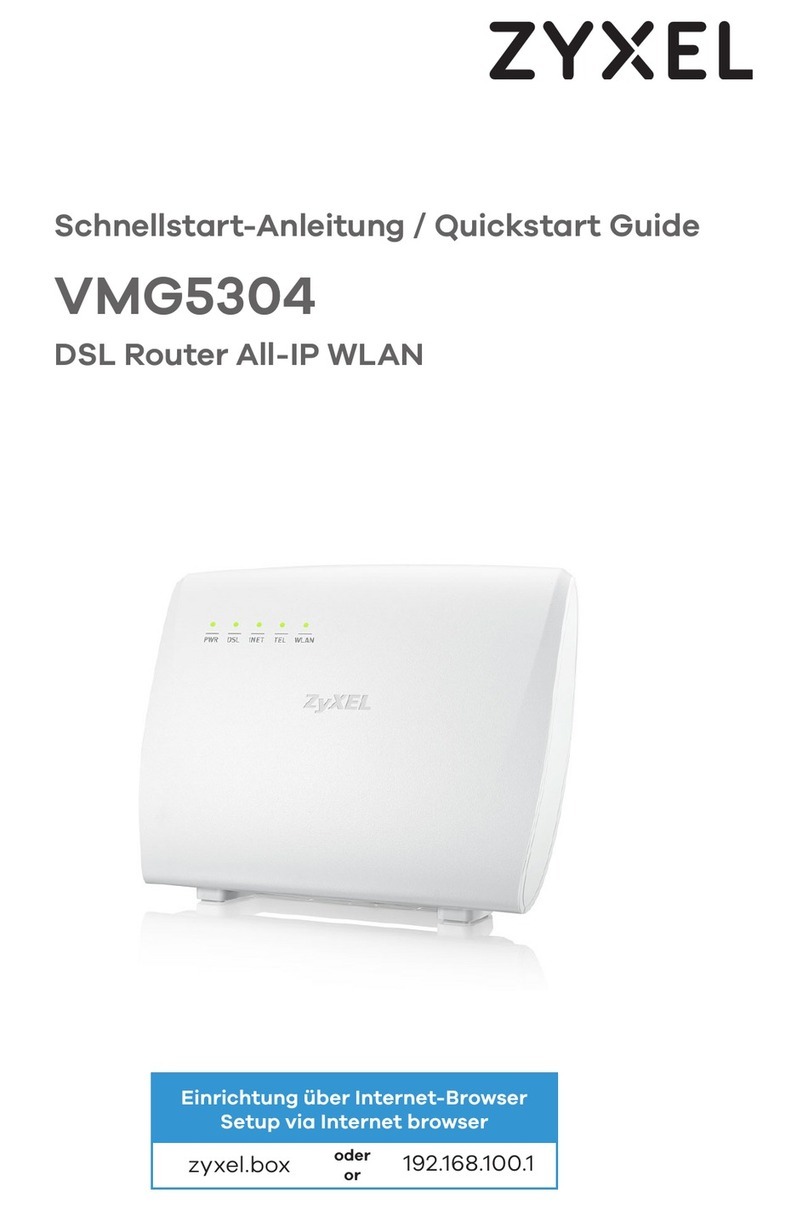ZyXEL Communications VMG5304 Series User manual