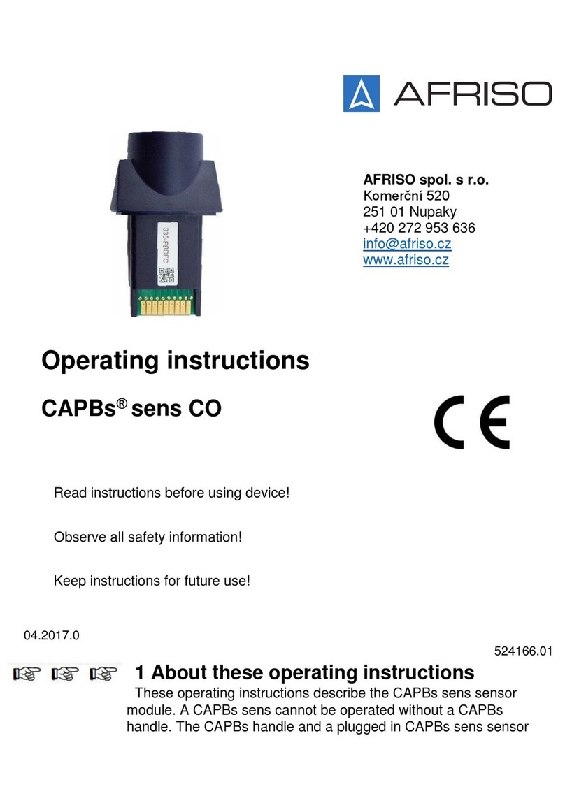 AFRISO CAPBs sens CO operating instructions