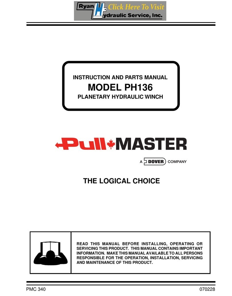 Dover PullMaster PH136 Instructions and parts manual