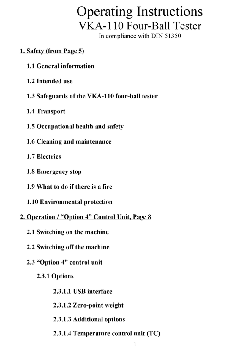 HANSA Press VKA-110 operating instructions