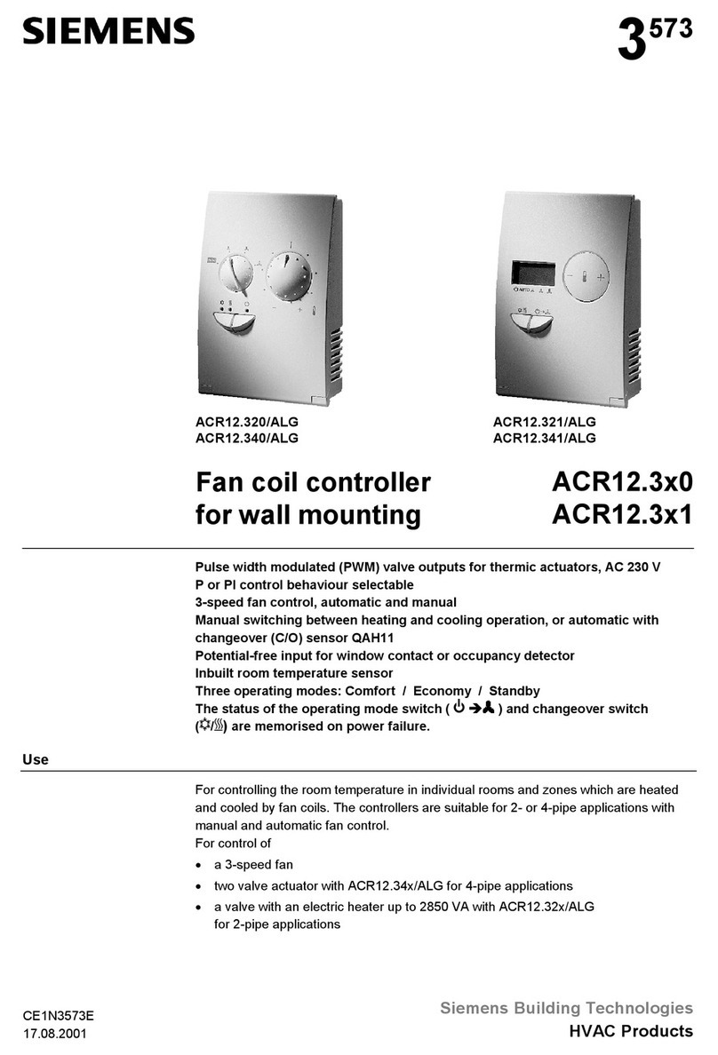 Siemens ACR12.3 1 Series User manual