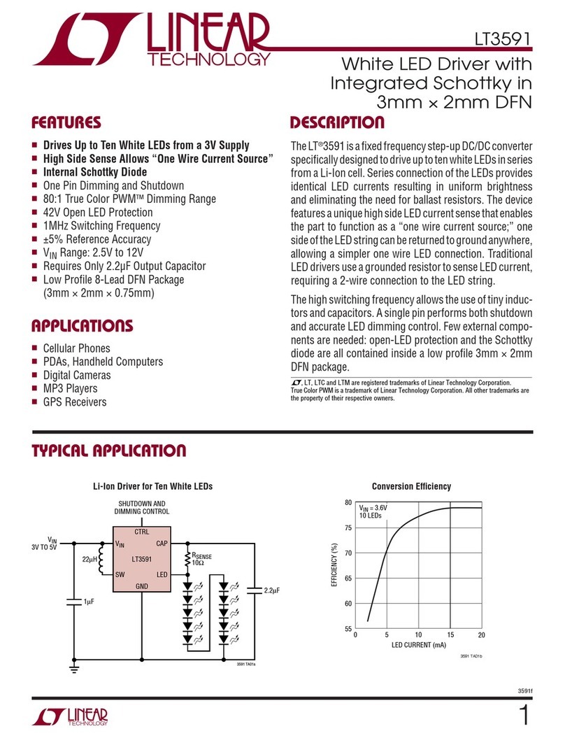 Linear Technology LT3591 User manual