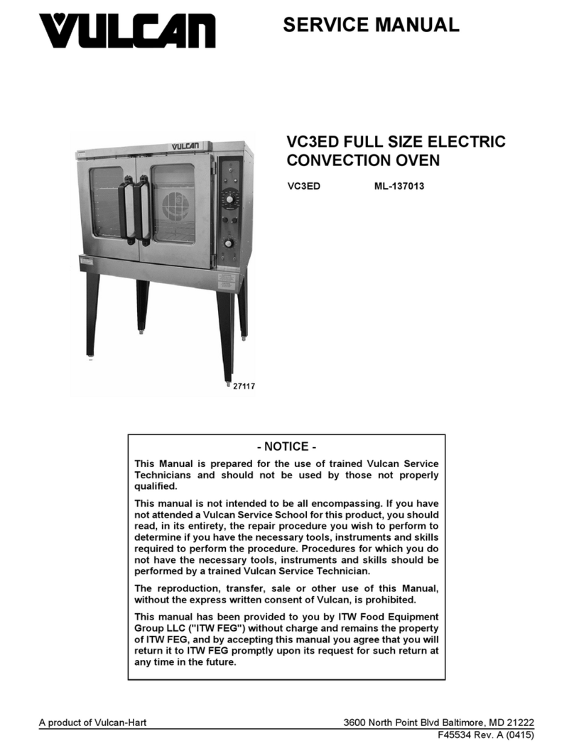 Vulkan VC3ED Service manual