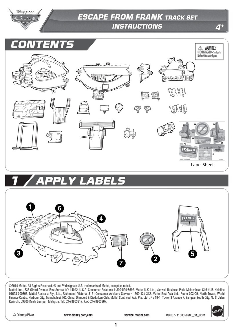 Mattel Escape from Frank instructions