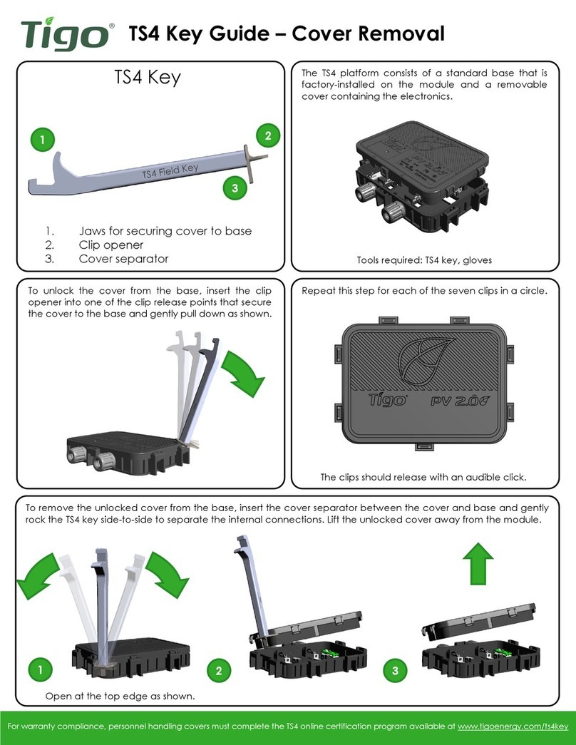 Tigo TS4 Key Guide - Cover Removal